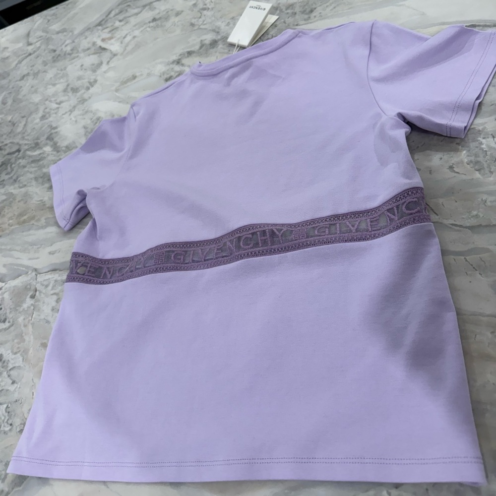 💜NWT authentic Givenchy Lavender T-Shirt - Picture 7 of 8